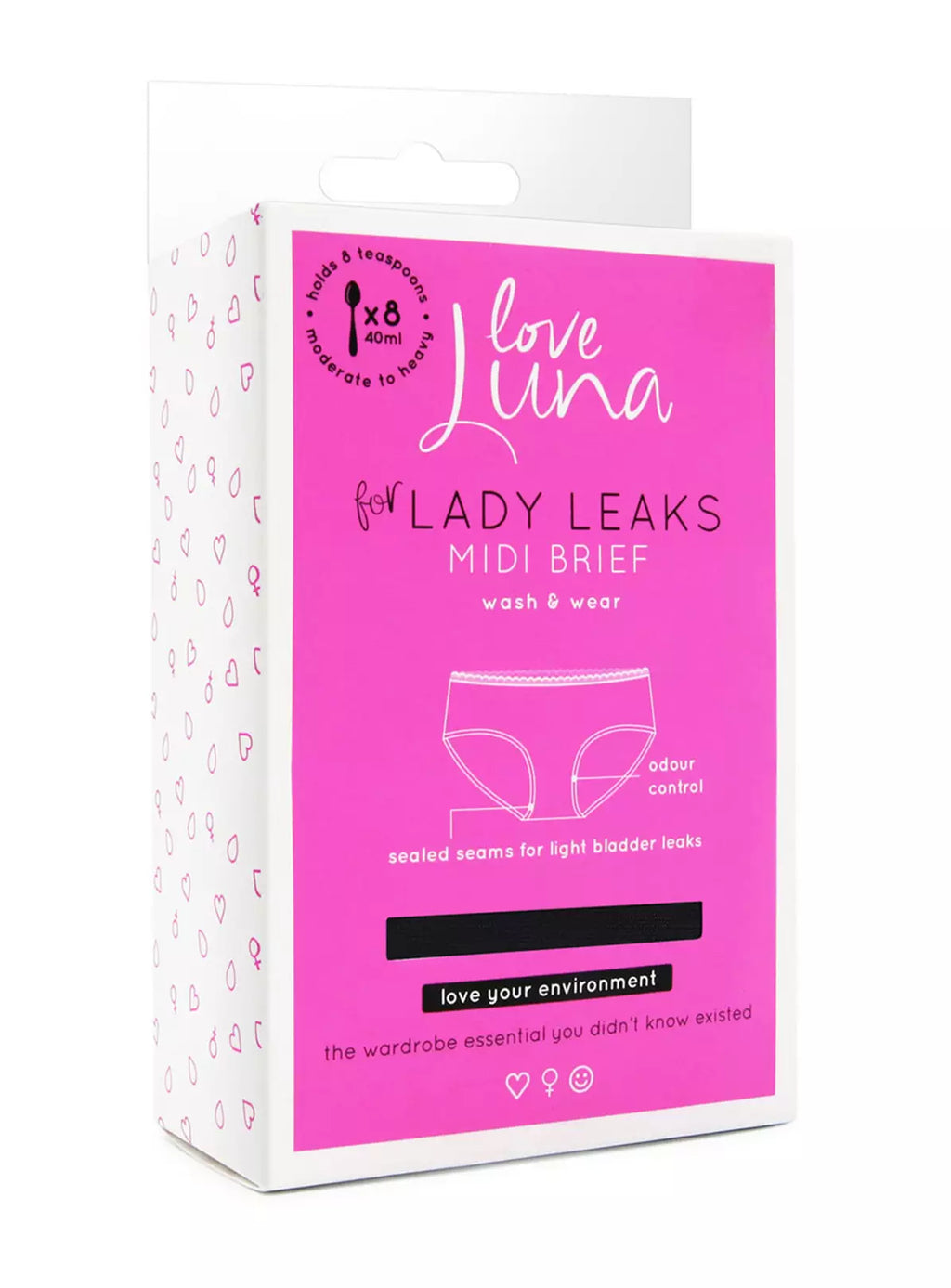  LOVE LUNA Lady Leaks Midi Knickers 16-18