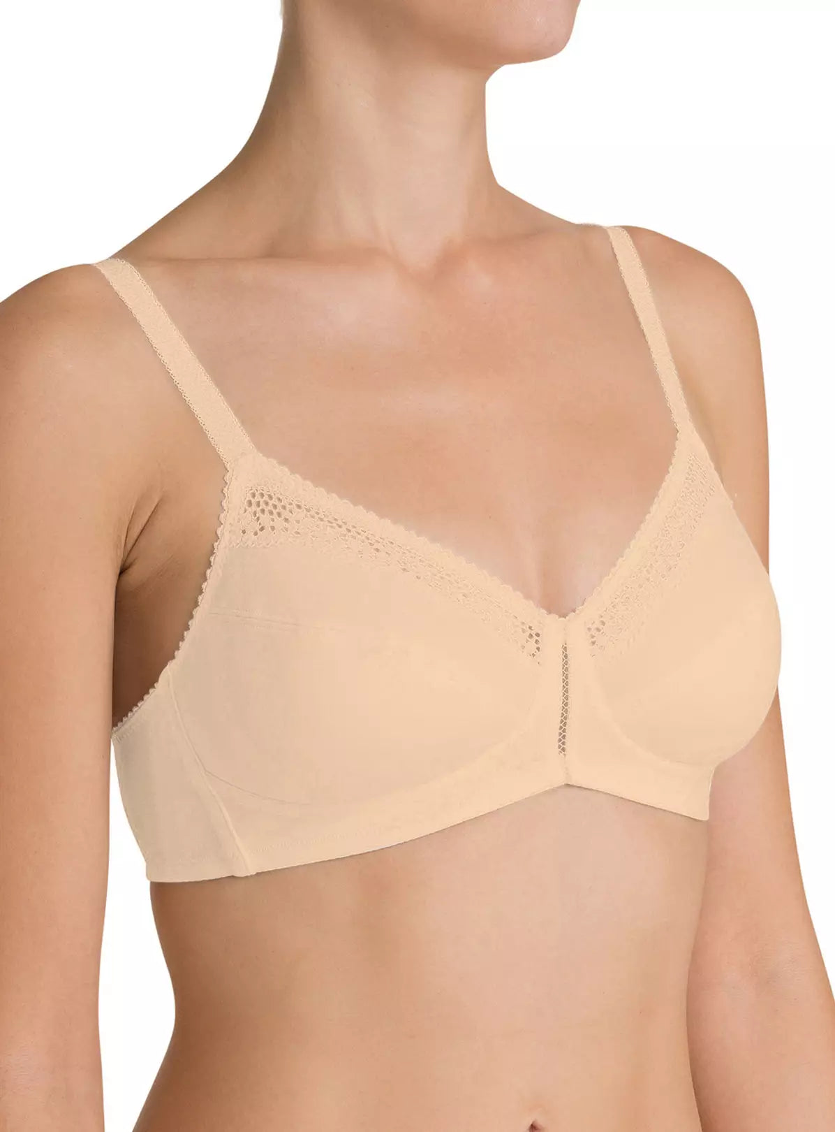  TRIUMPH Beige Cotton Beauty Bra 42D