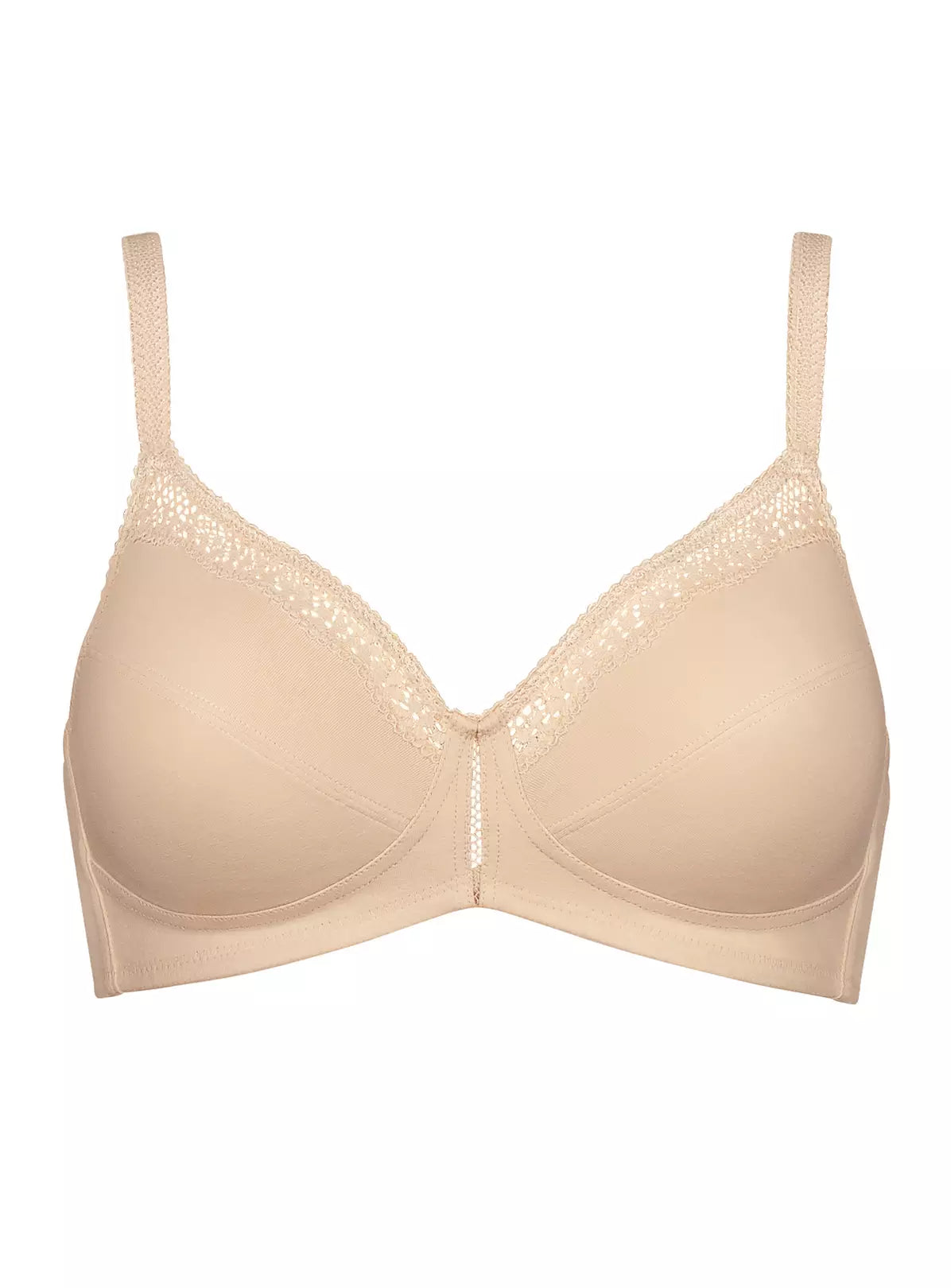  TRIUMPH Beige Cotton Beauty Bra 42D