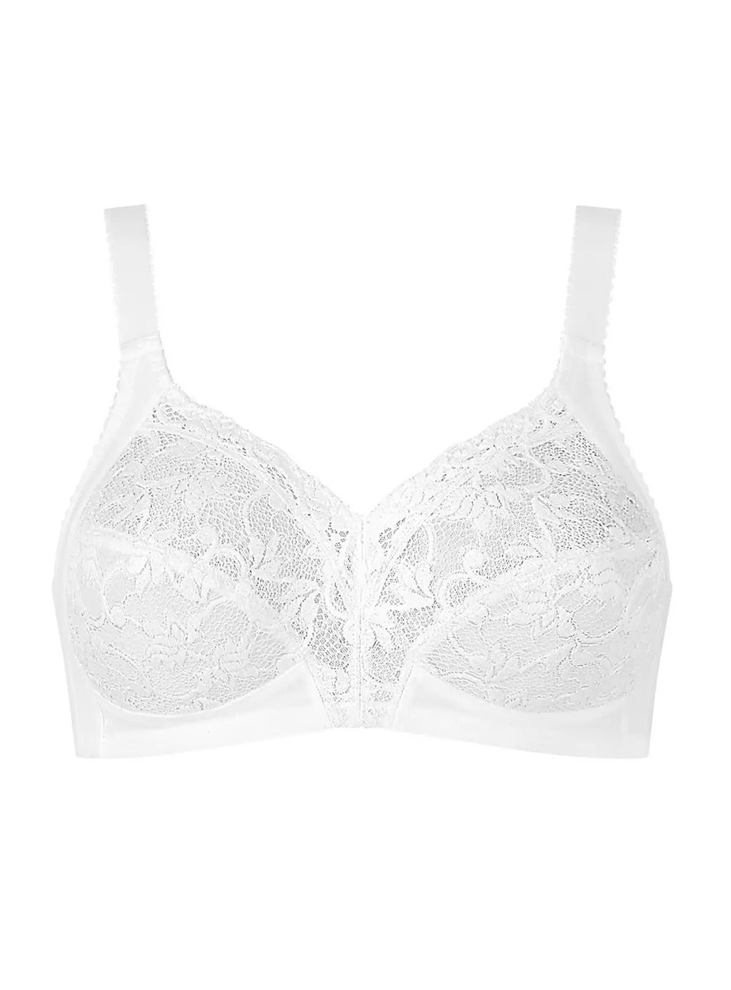  TRIUMPH White Delicate Doreen Bra - 46E
