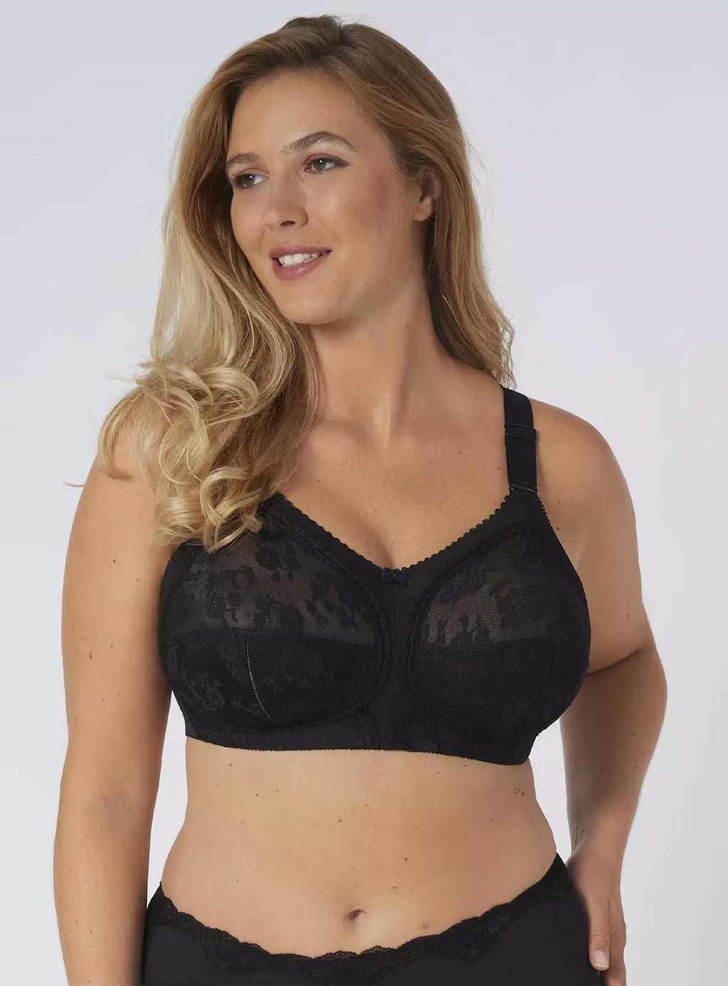  TRIUMPH Black Doreen Bra 46B