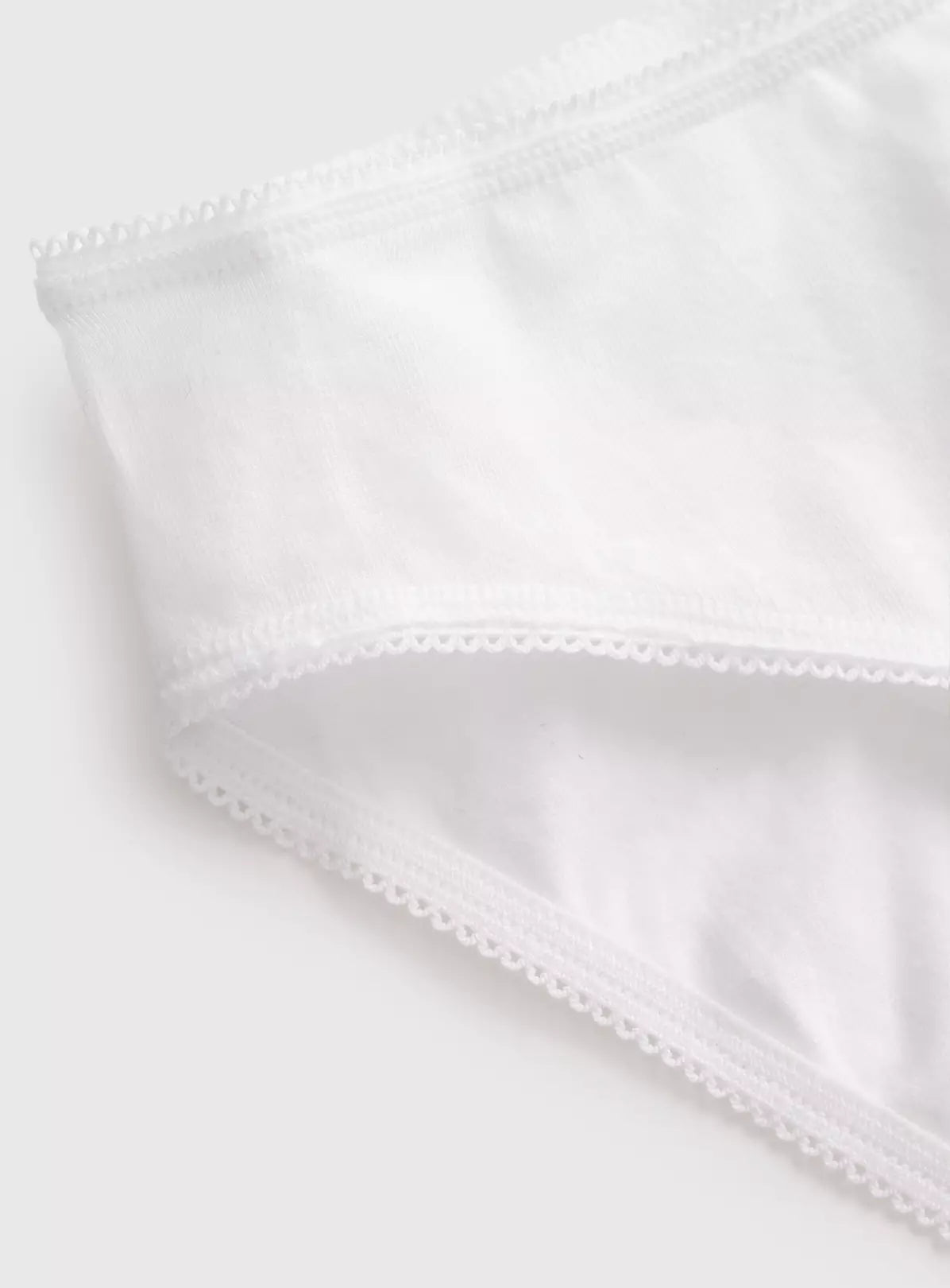  White High Leg Knickers 5 Pack 20