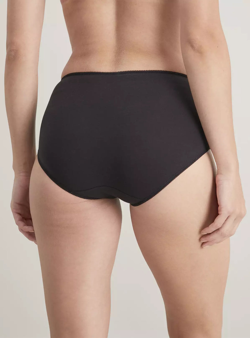  Black Midi Knickers 5 Pack - 12