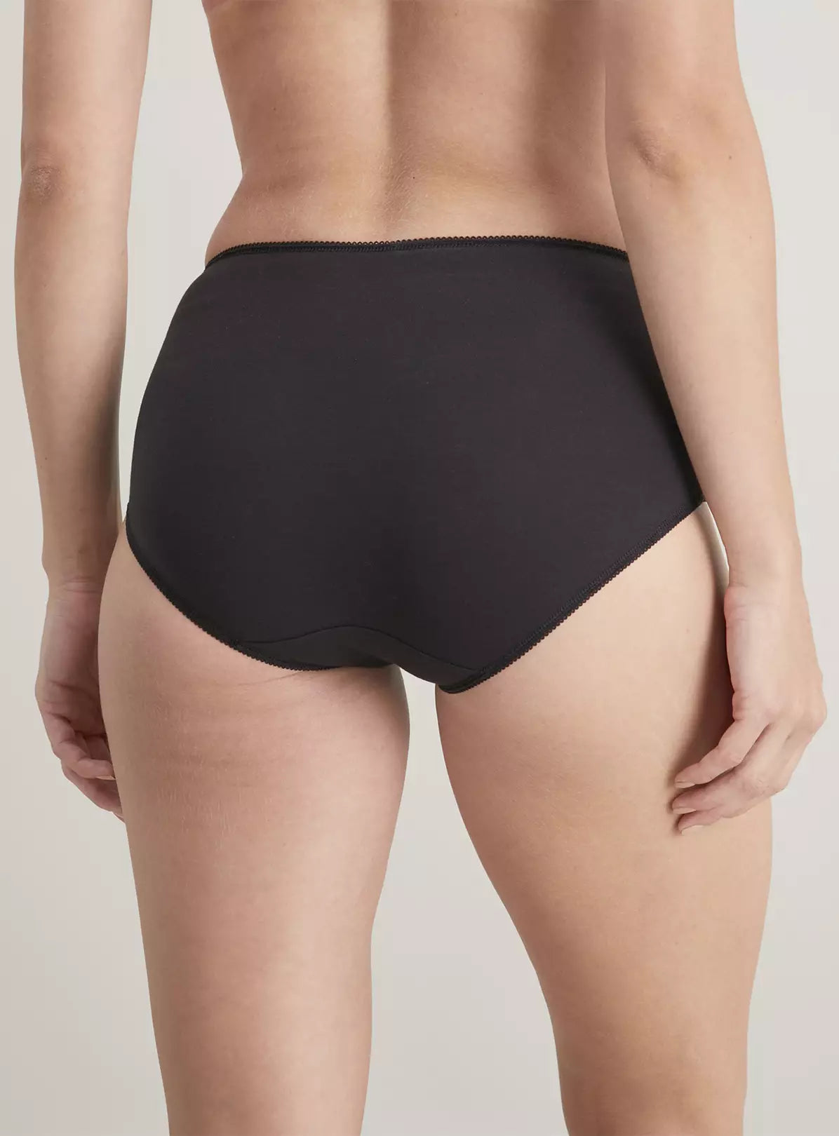  Black Midi Knickers 5 Pack - 16