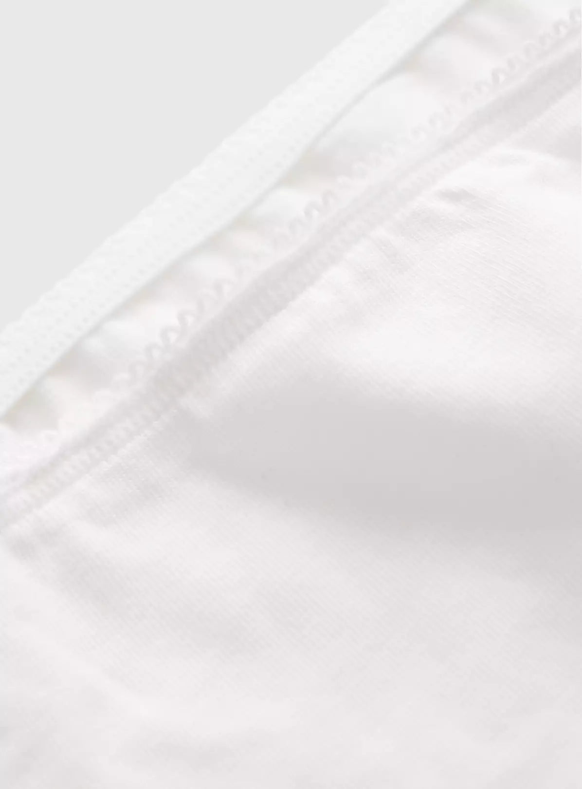  White Full Knickers 5 Pack 8