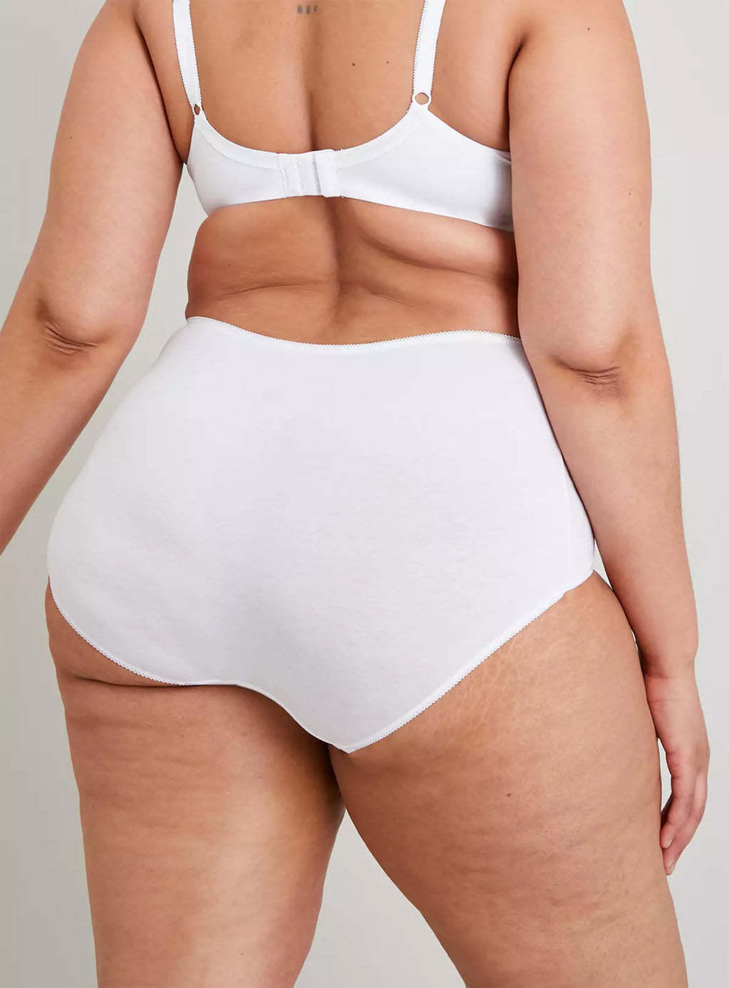  White Full Knickers 5 Pack 8