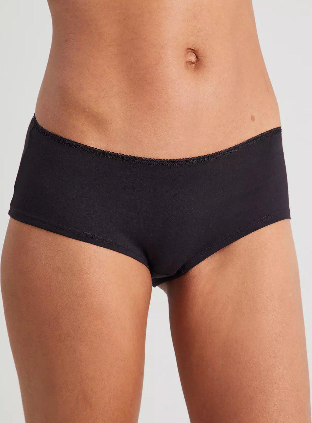  Black Knicker Shorts 5 Pack 16