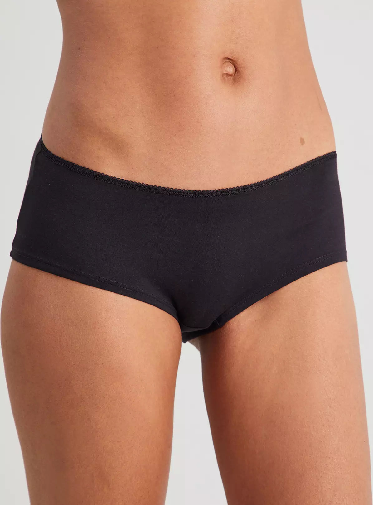  Black Knicker Shorts 5 Pack 16