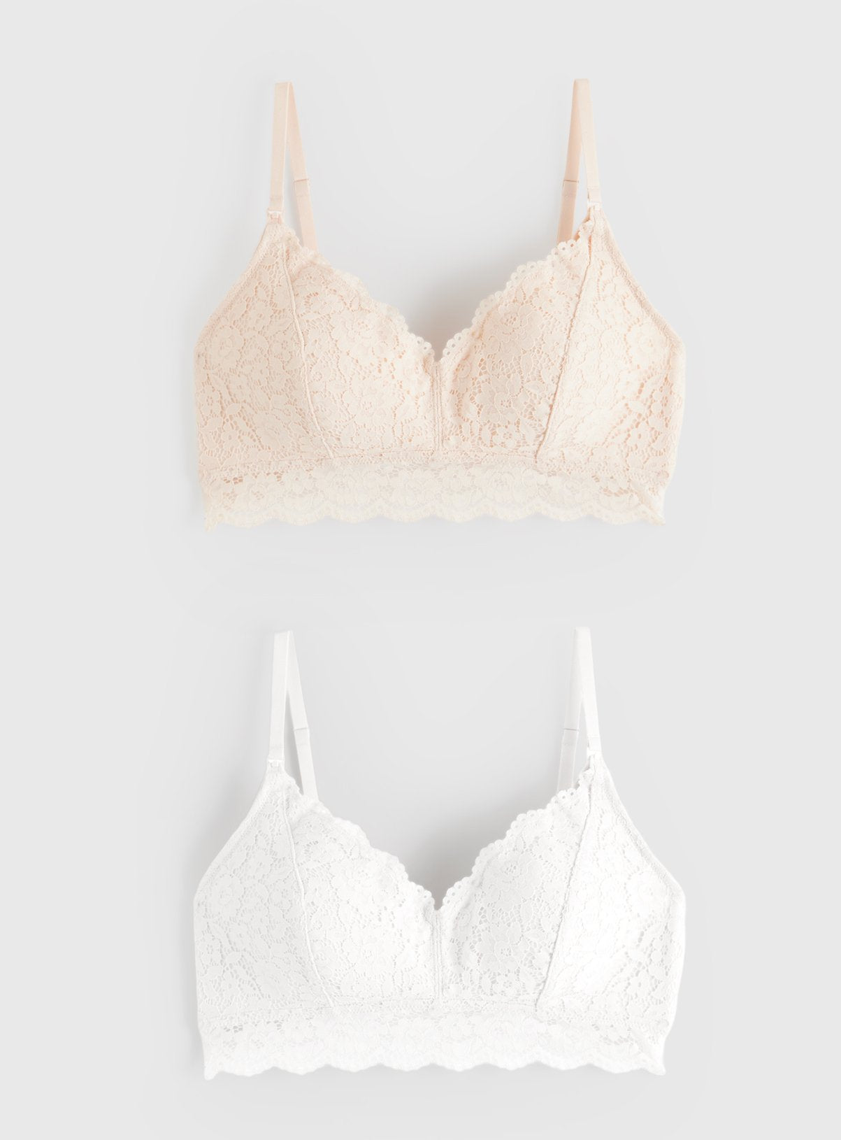  A-E MATERNITY Lace Supersoft Nursing Bras 2 Pack 36DD