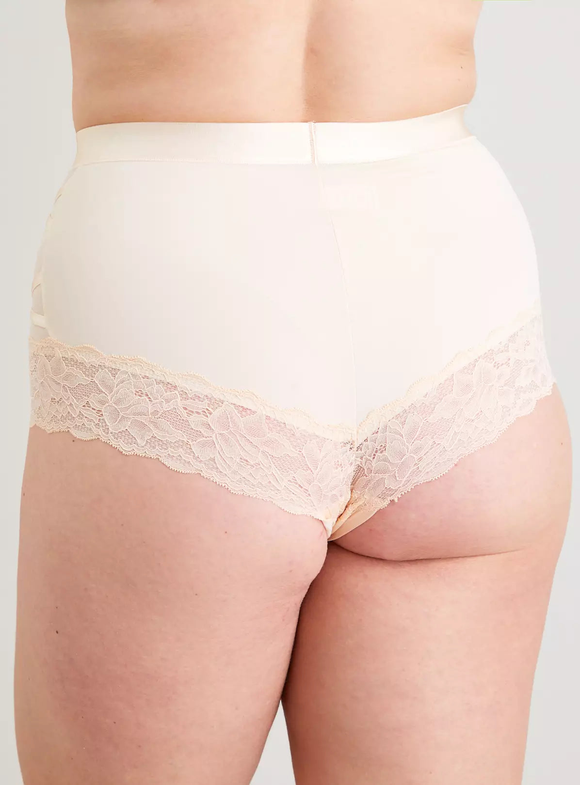  Secret Shaping Ivory & Peach Light Control Lace Knicker 2 Pack 22