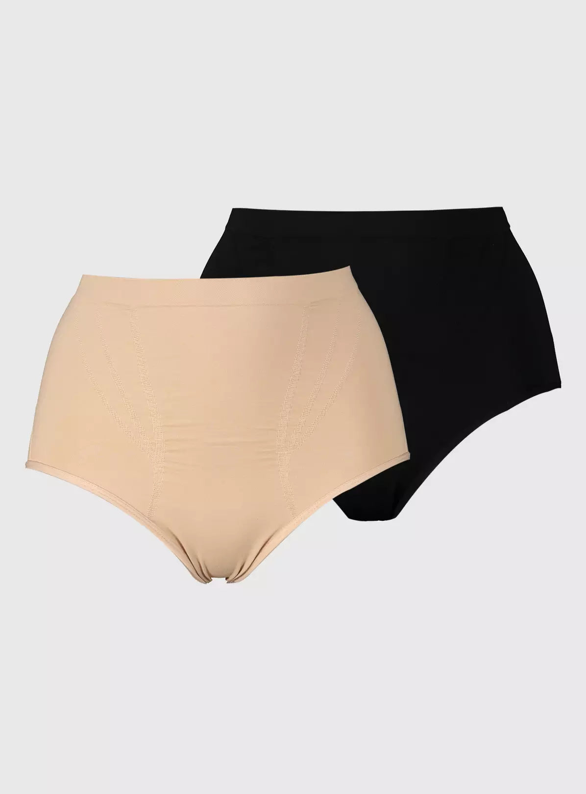  Secret Shaping Black & Nude Sculpting Knickers 2 Pk M