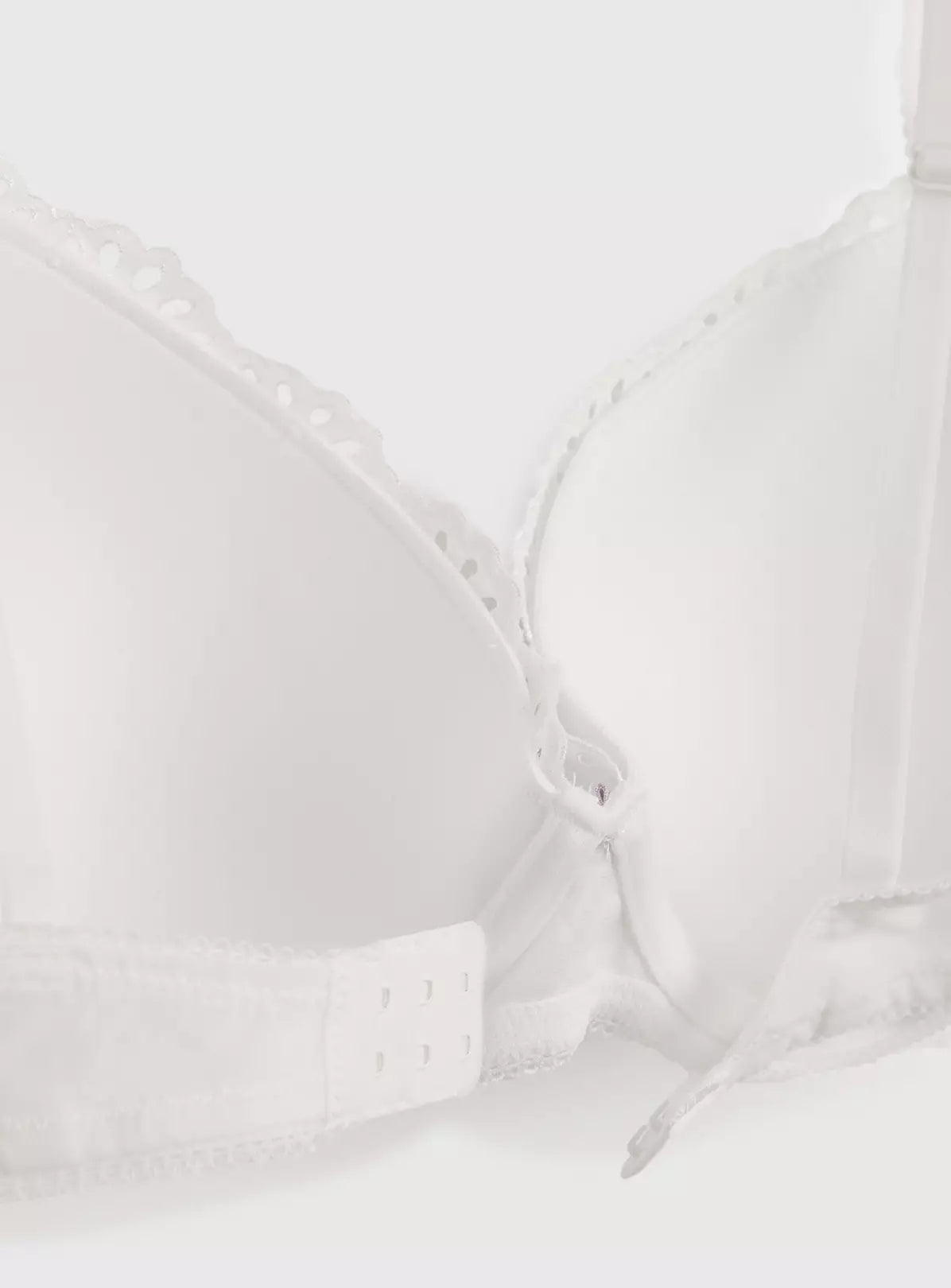  A-GG White Broderie Full Cup Padded Bra 42E