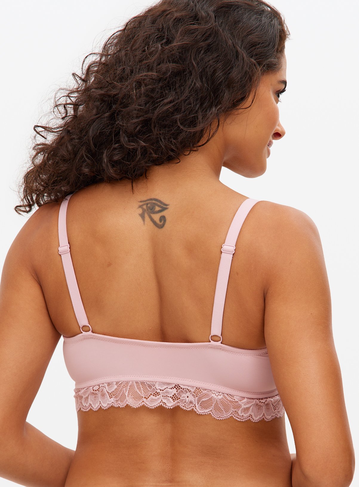  A-GG Pink Floral Lace Post Surgery Front Fastening Bra 40F