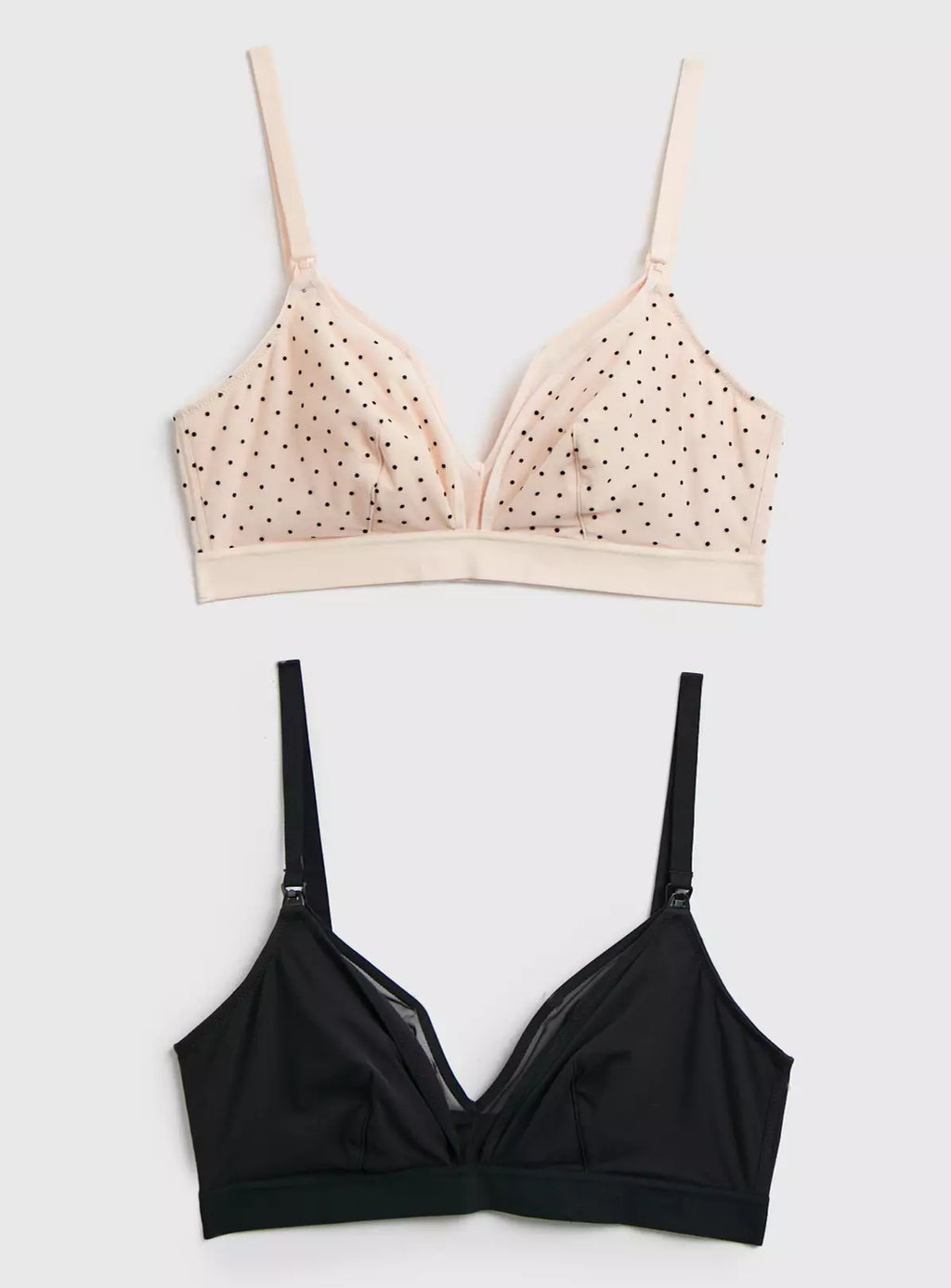  A-E MATERNITY Supersoft Non Wired Nursing Bras 2 Pack 40DD