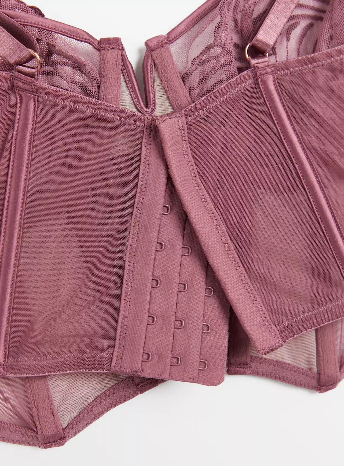  Boudoir Collection Mauve Embroidery Corset32A