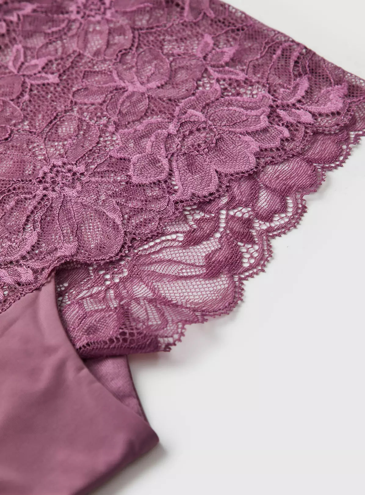  Dark Pink Lace Knicker Shorts 20