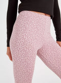  Heat Active Pink Leopard Maximum Warmth Thermal Leggings 18