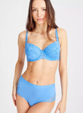  Blue Floral Lace Full Knickers 6
