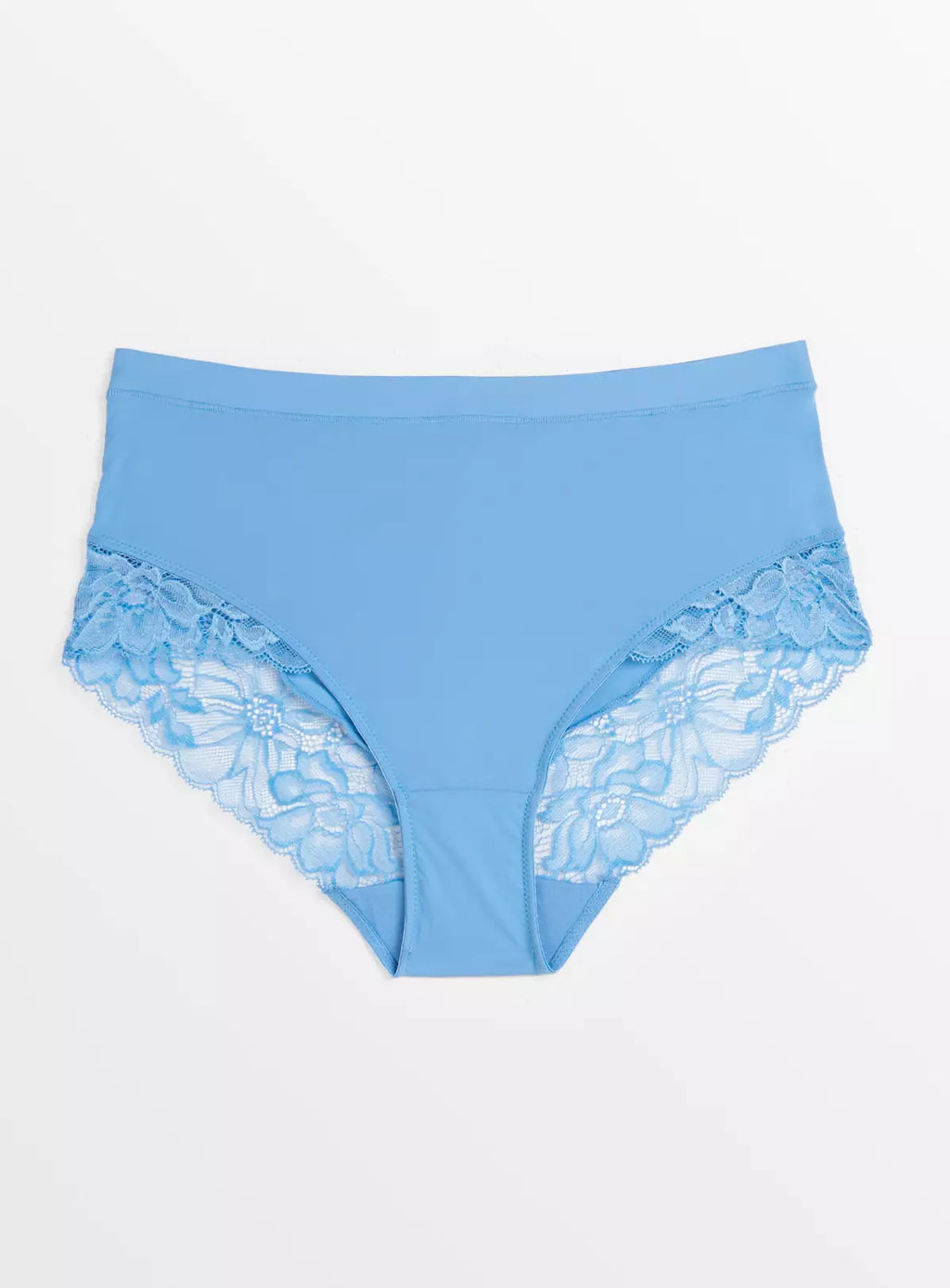  Blue Floral Lace Full Knickers 6