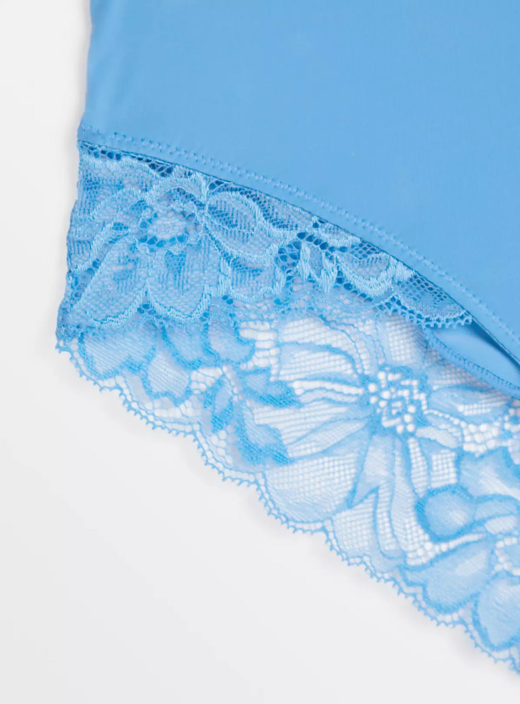  Blue Floral Lace Full Knickers 6