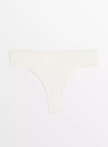  Ivory Floral Lace Thong 6