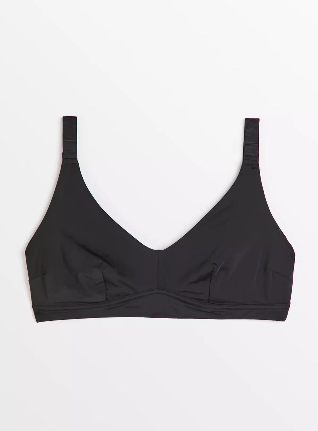  Black Double Layer Non-Wire Lounge Bra 38DD