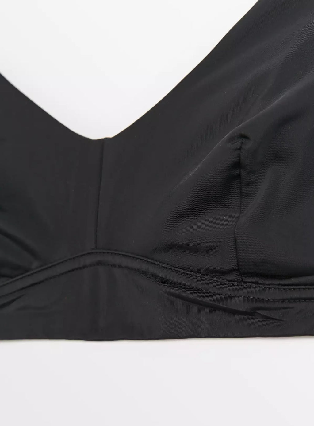  Black Double Layer Non-Wire Lounge Bra 38DD