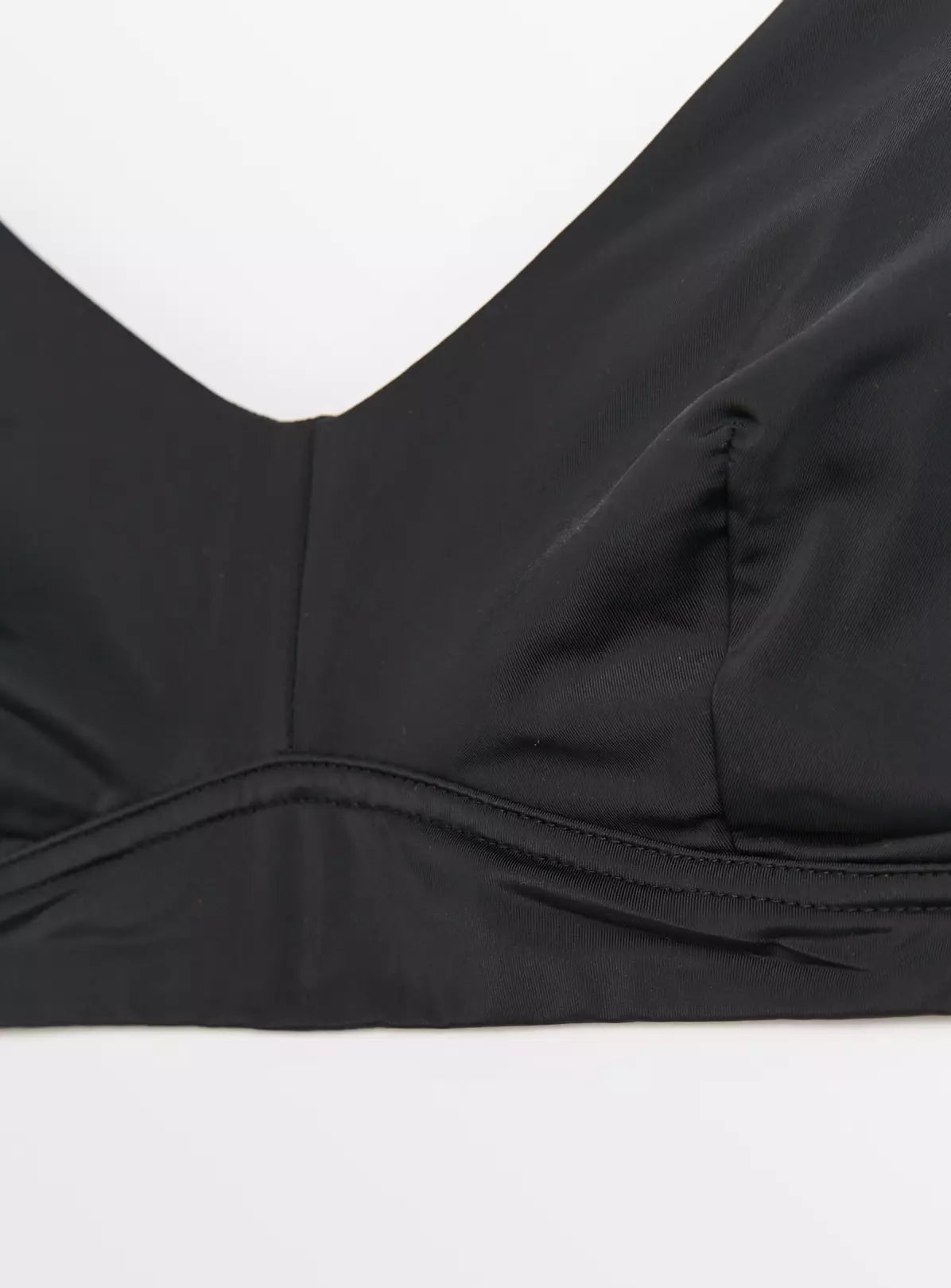 Black Double Layer Non-Wire Lounge Bra 38DD
