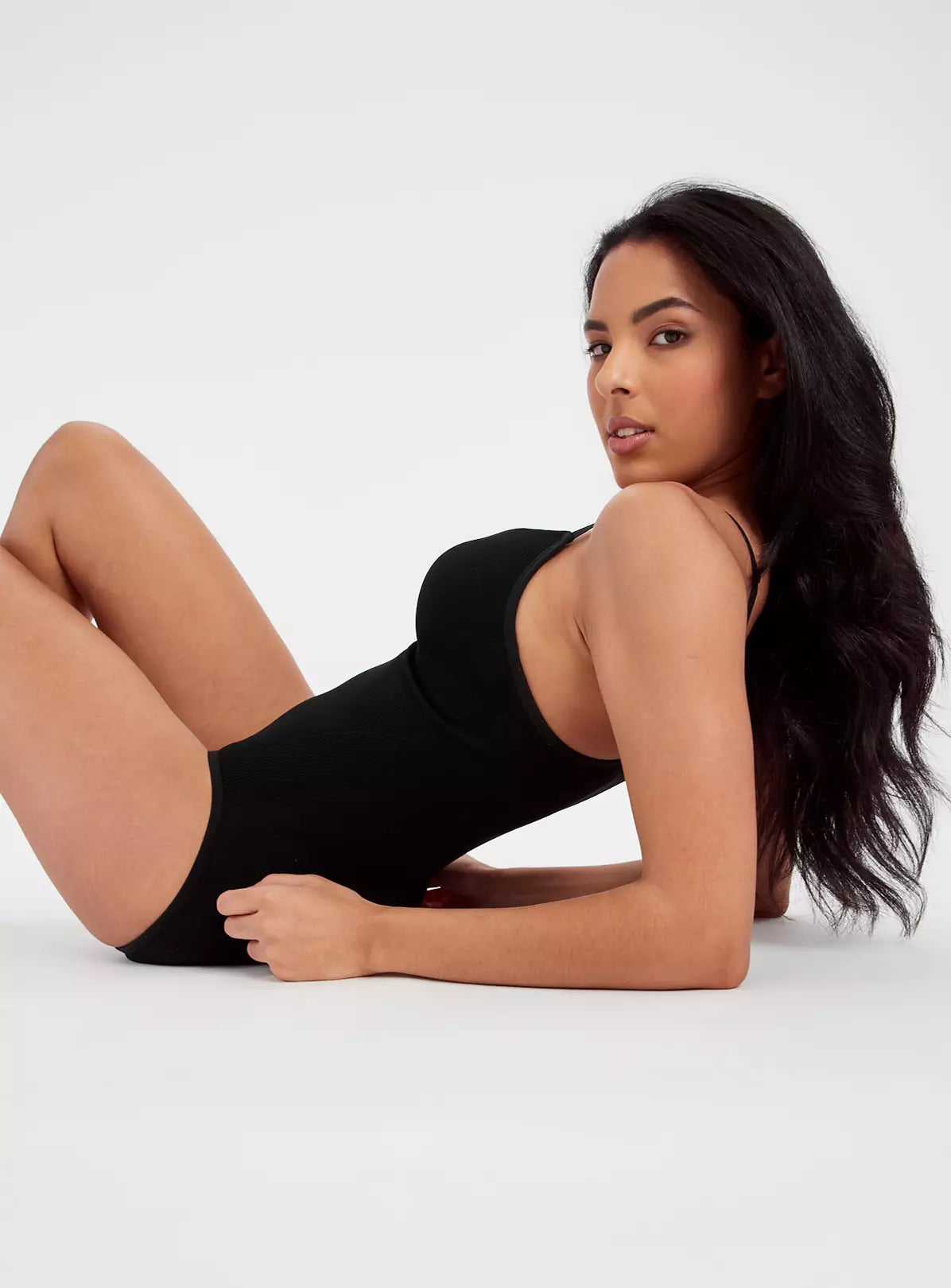  Black Plunge Shapewear BodysuitXXL