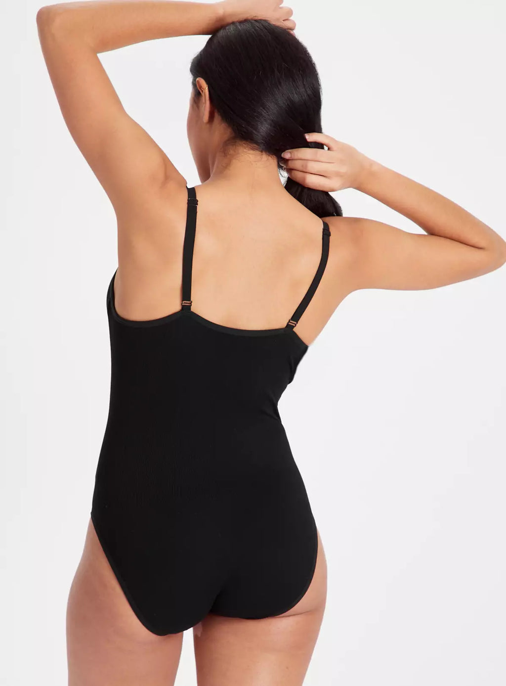 Black Plunge Shapewear BodysuitXXL