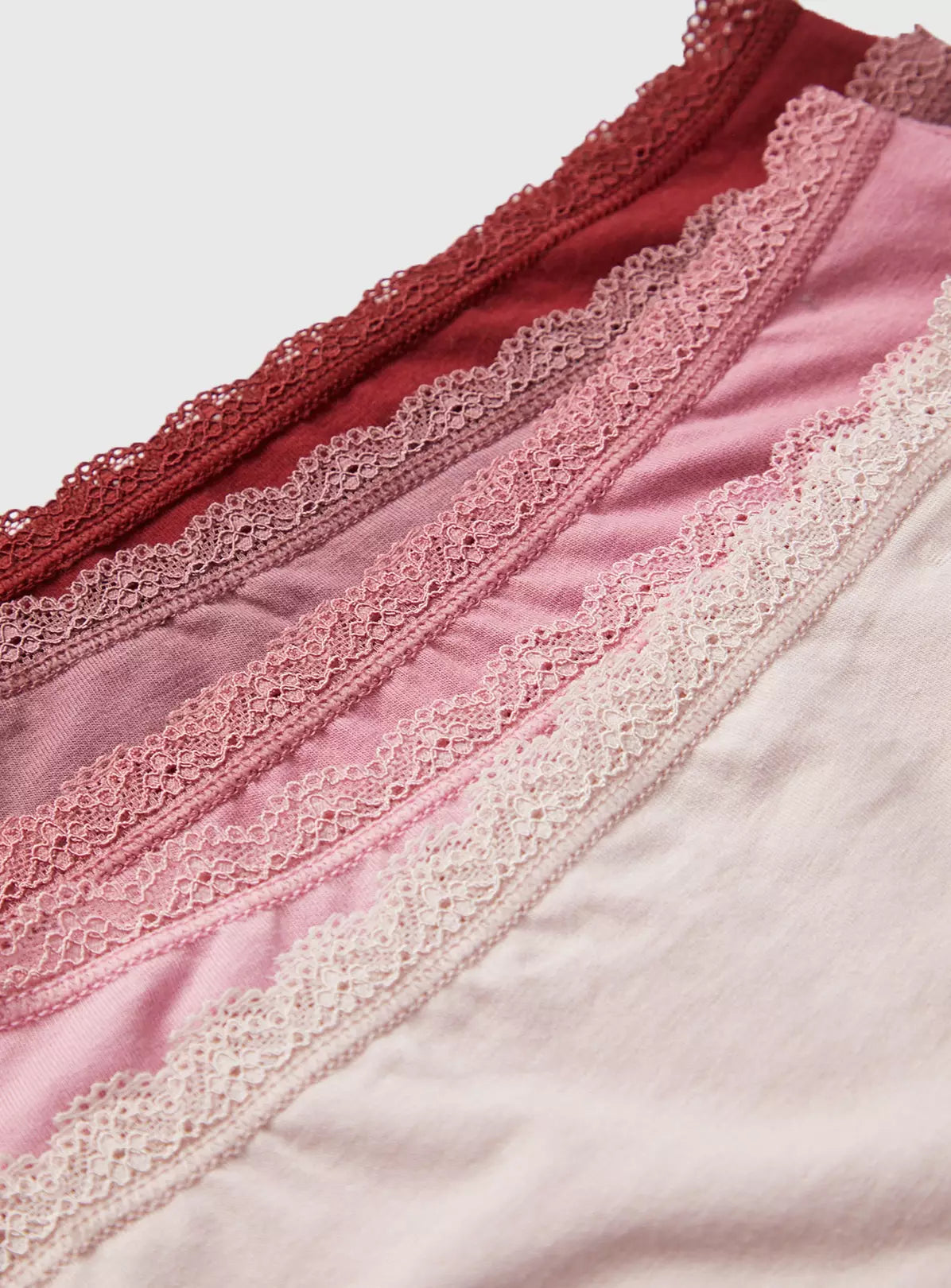  Pink Plain Full Brief Knickers 5 Pack20