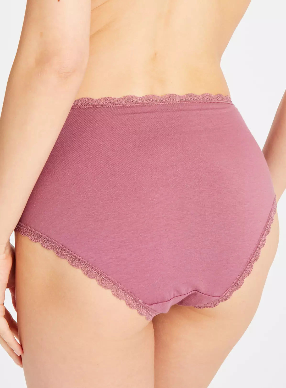  Pink Plain Full Brief Knickers 5 Pack20