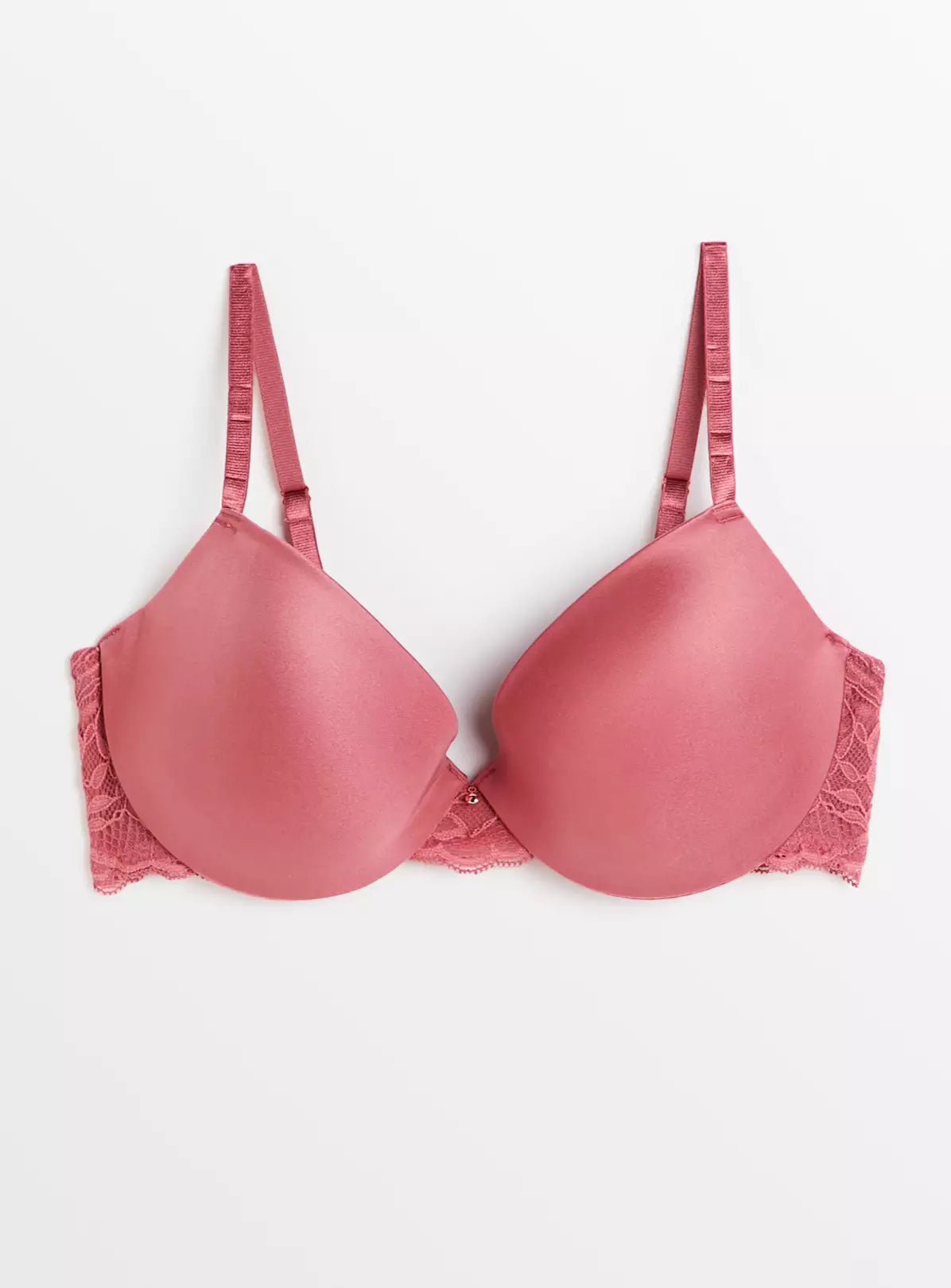  Pink Shine Lace Back Padded Bra32A