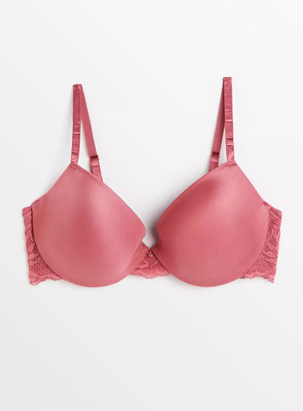  Pink Shine Lace Back Padded Bra36E