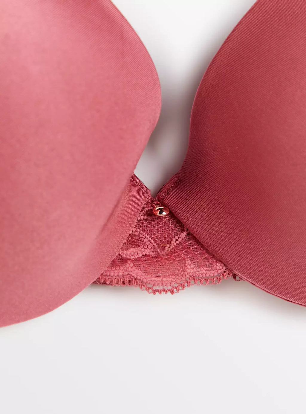  Pink Shine Lace Back Padded Bra36E