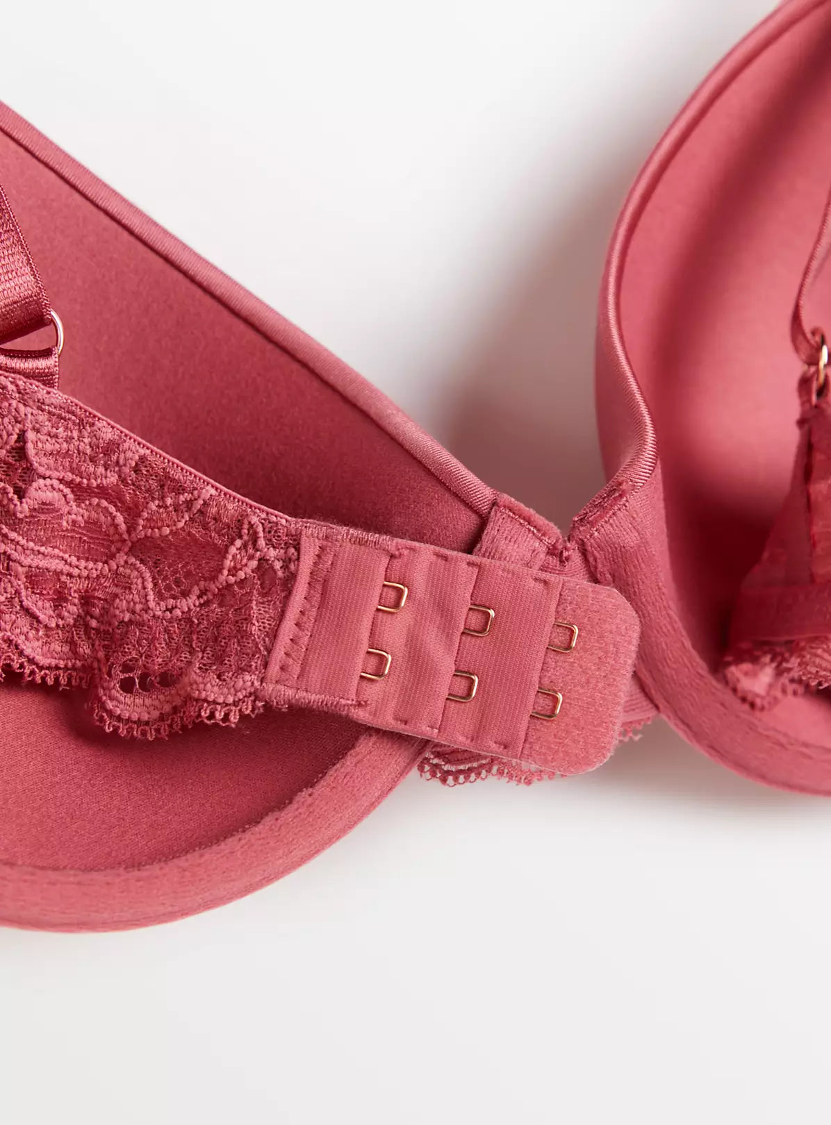  Pink Shine Lace Back Padded Bra32A