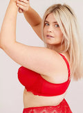  OOLA LINGERIE Fan Lace Half Pad Bra 40E