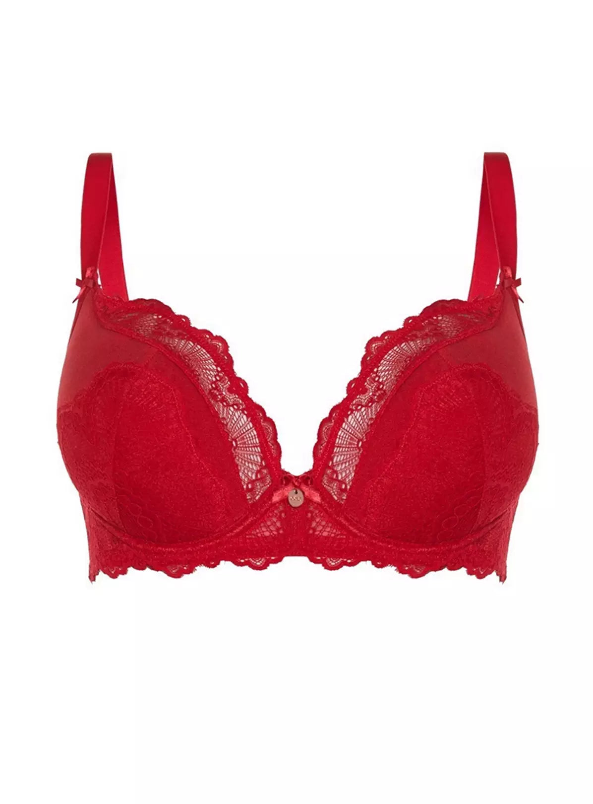  OOLA LINGERIE Fan Lace Half Pad Bra 40E