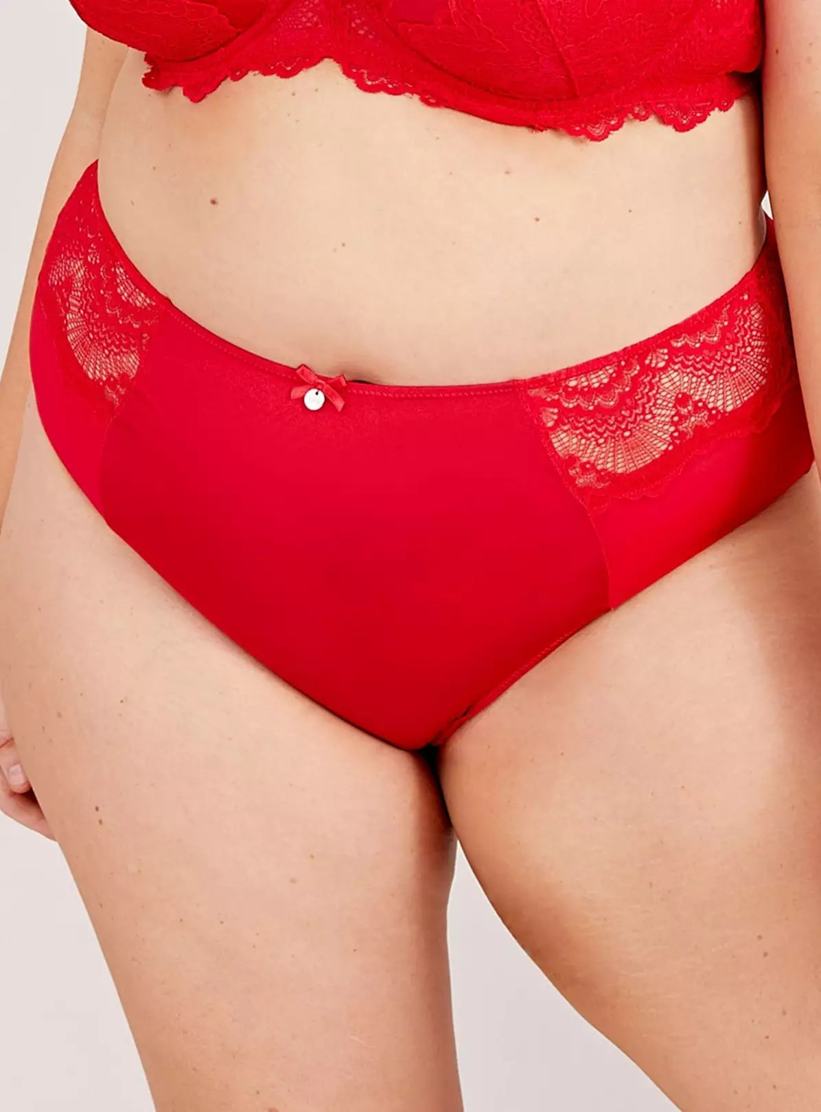  OOLA LINGERIE Fan Lace High Waist Light Control Brief 26-28