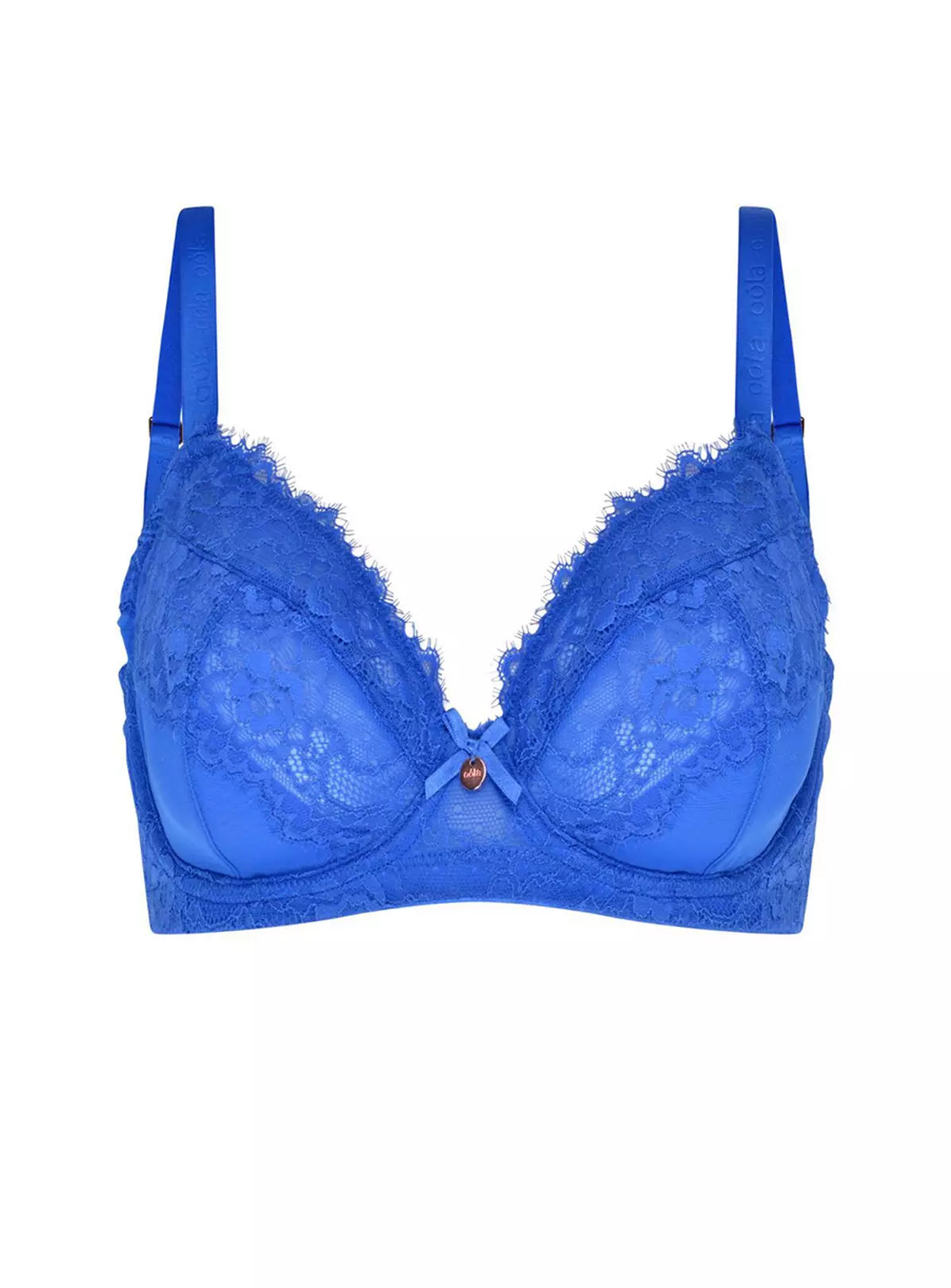  OOLA LINGERIE Lace & Logo Non Padded Underwired Bra 40G