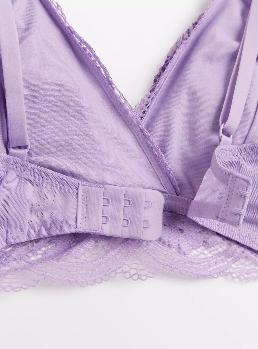  Lilac Floral Lace Padded Bralette10