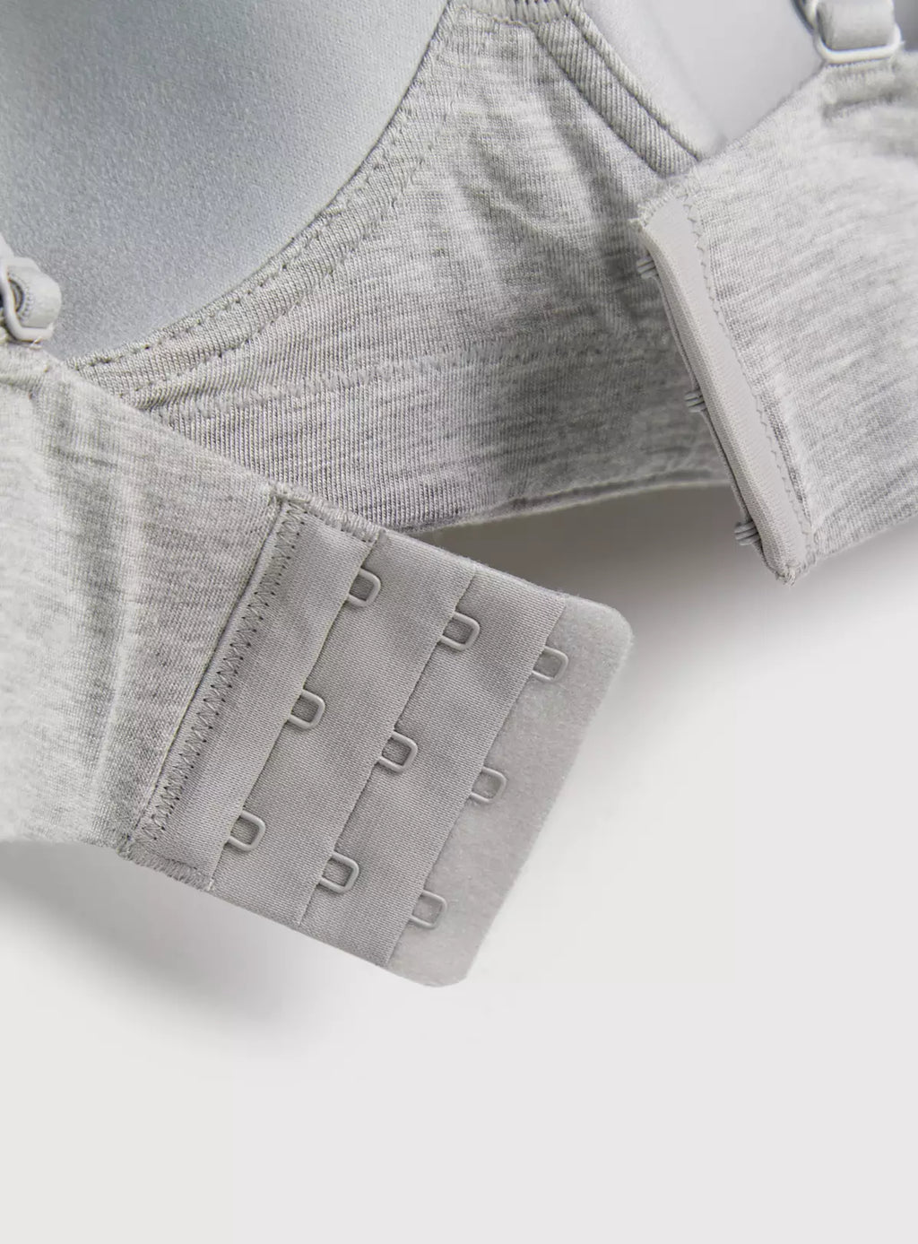  Grey Marl Padded Non-Wired Bra 32D