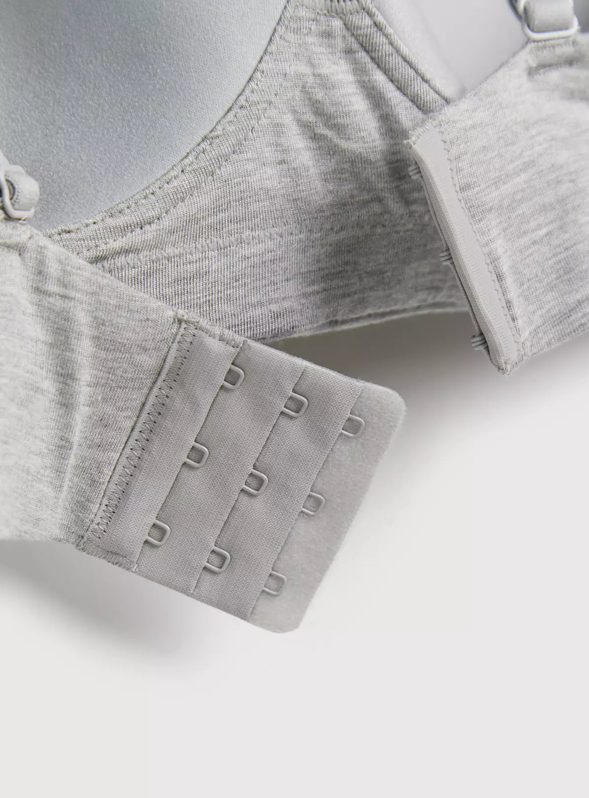  Grey Marl Padded Non-Wired Bra 32D