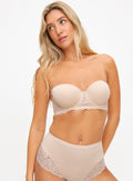  Beige Multiway Soft Cup Balcony Bra 40DD