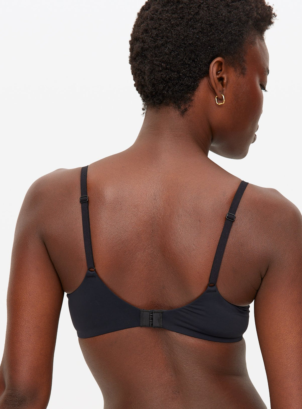  Black Padded Underwired T-Shirt Bra 40E