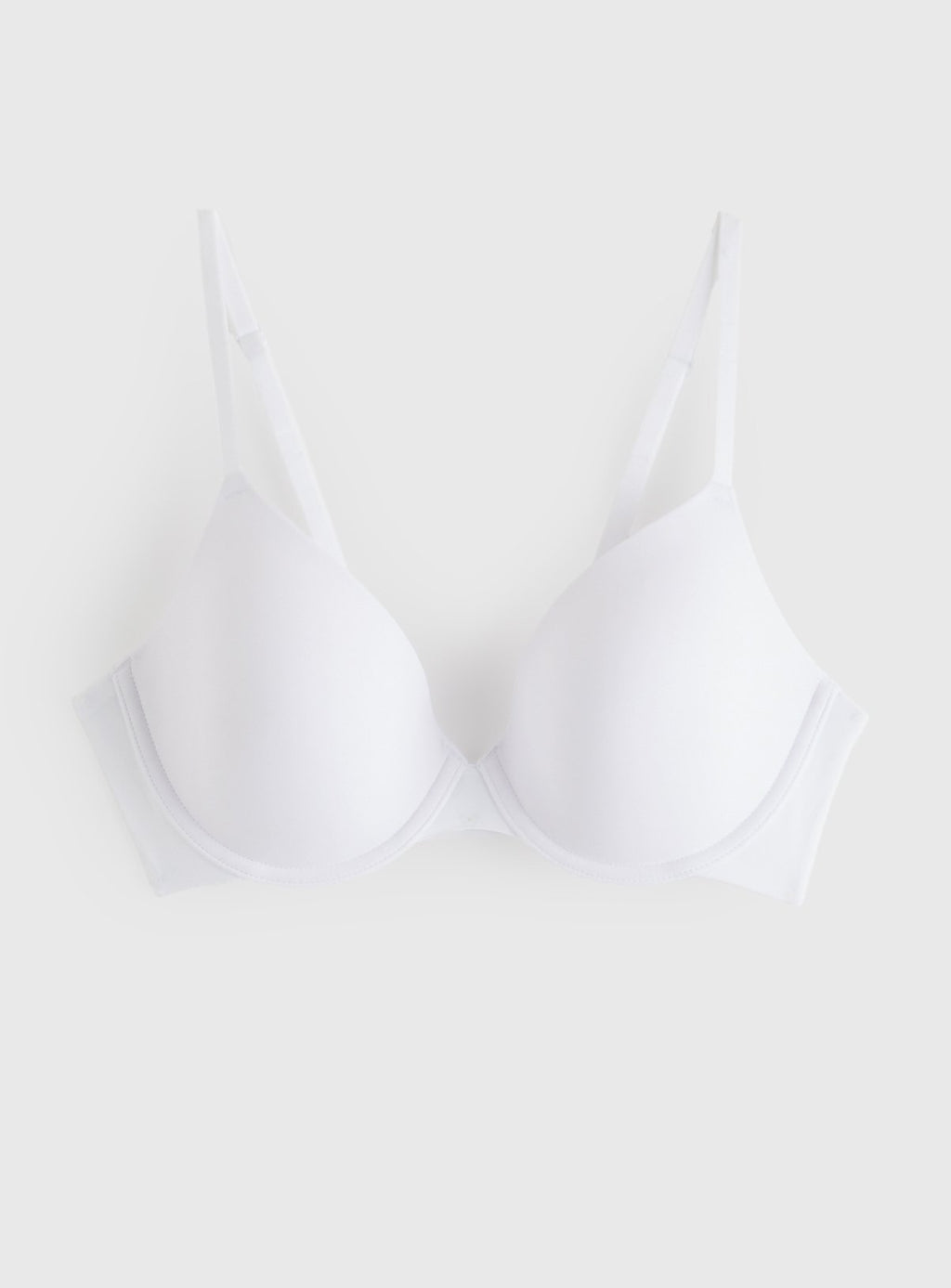  White Padded Underwired T-Shirt Bra 38DD