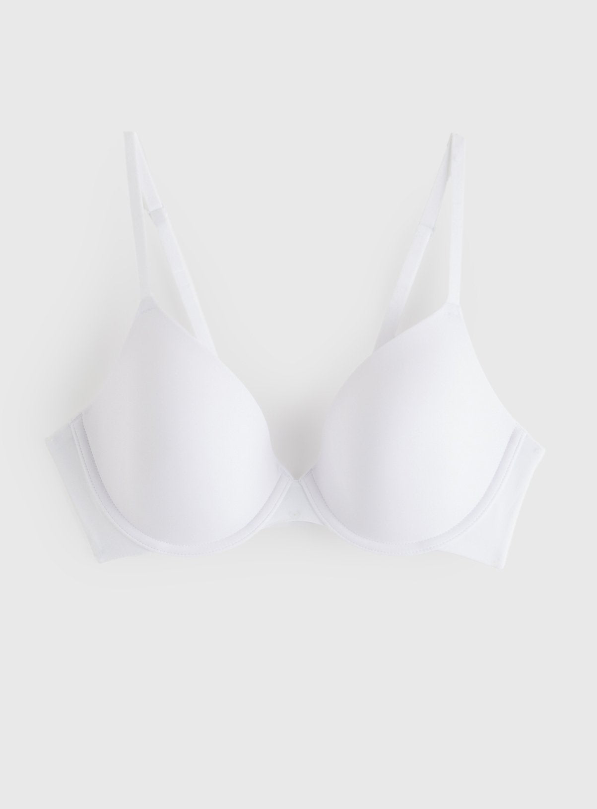  White Padded Underwired T-Shirt Bra 38DD