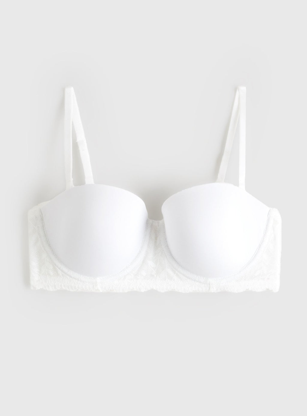  White Multiway Soft Cup Balcony Bra 32DD