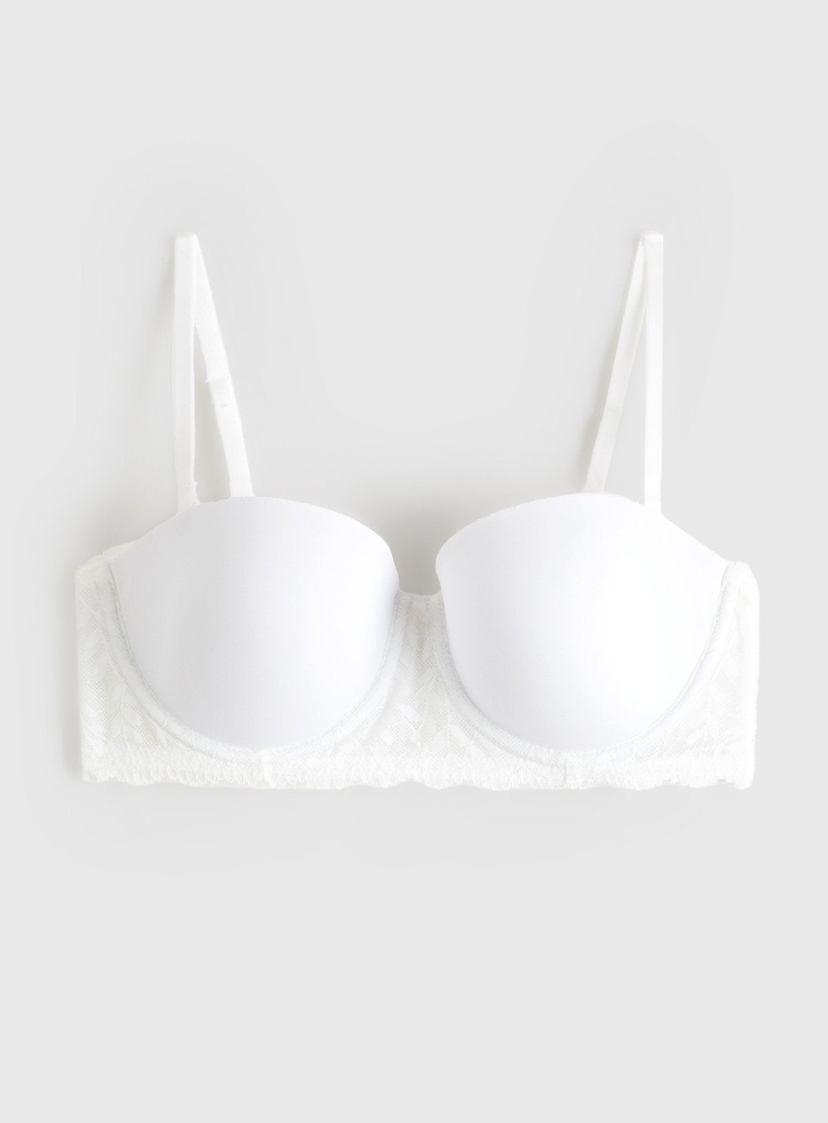  White Multiway Soft Cup Balcony Bra 32DD