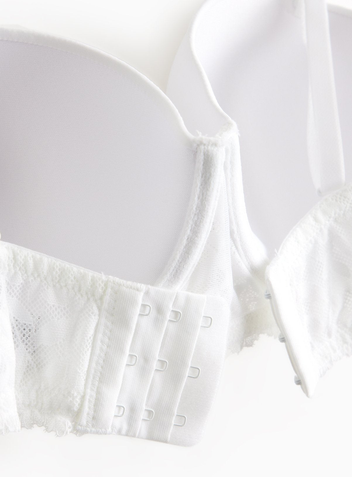  White Multiway Soft Cup Balcony Bra 32DD